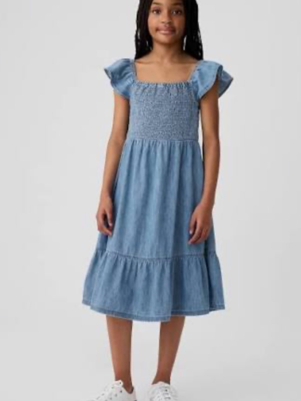 Gap Kids Smocked Midi Dress size XXL 14-16